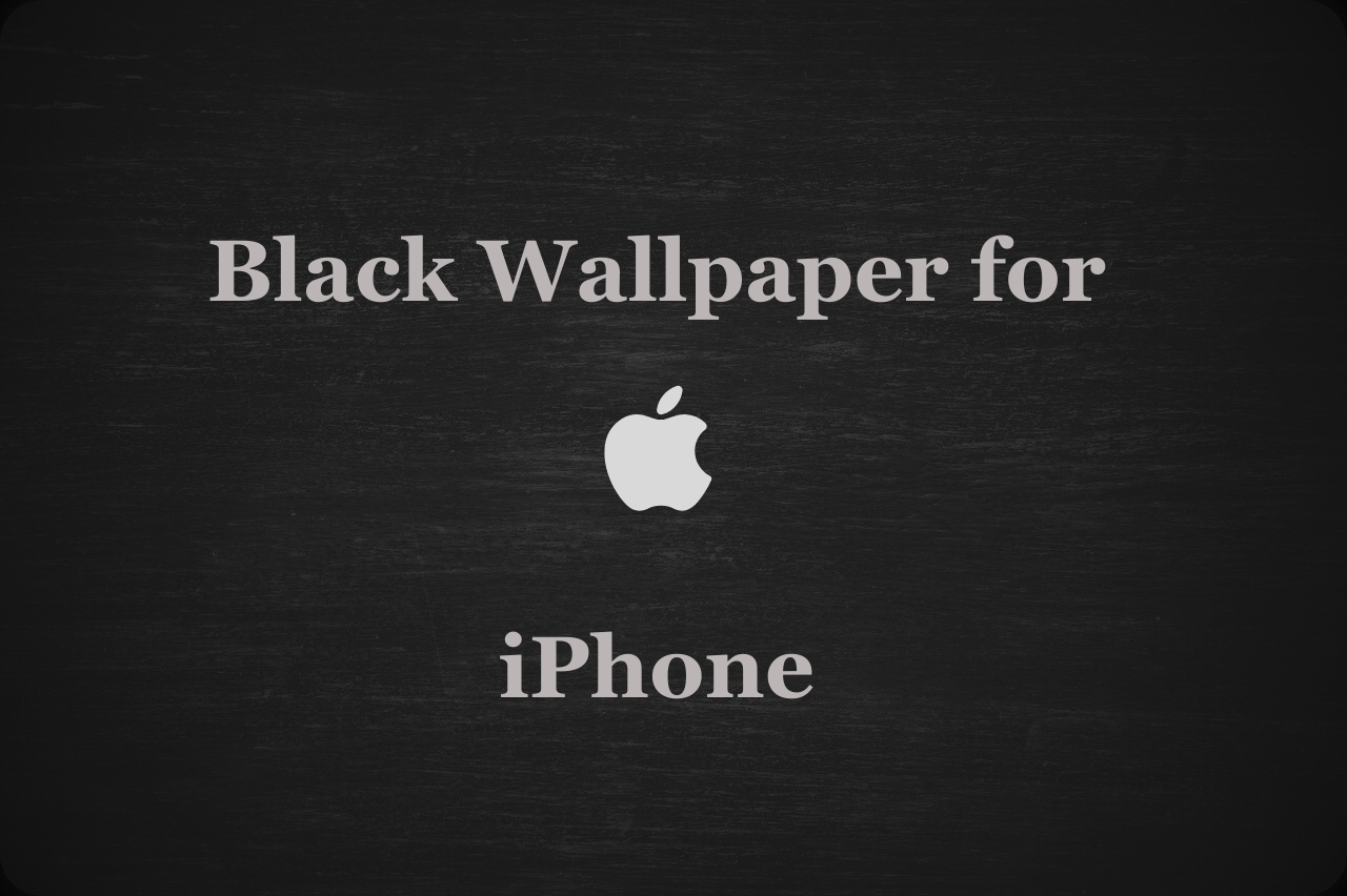 Black iPhone wallpaper
