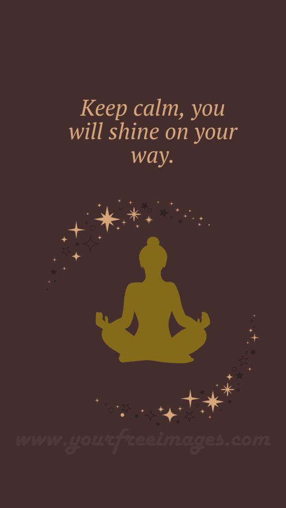 Keep Calm Buddha Wallpaper