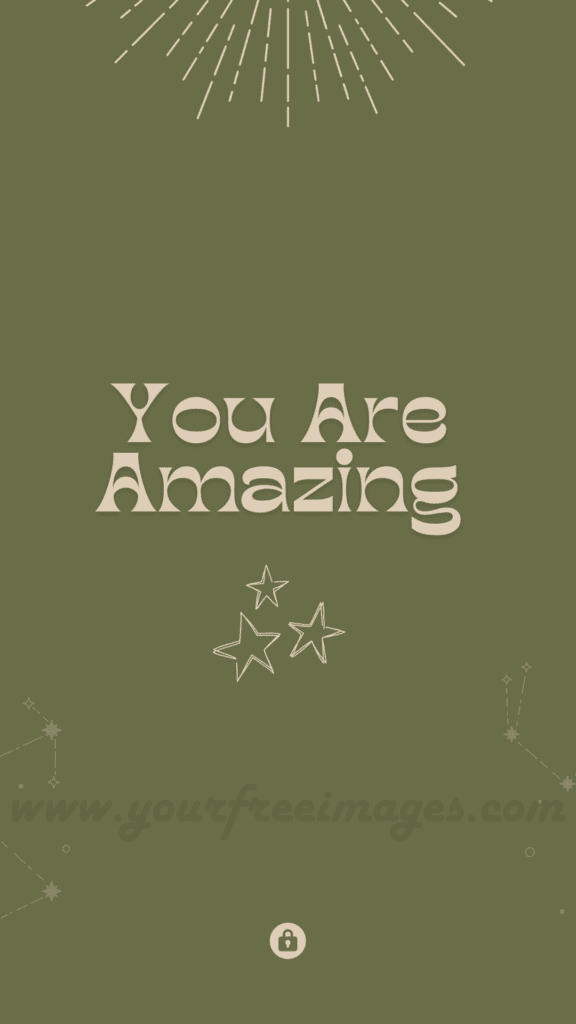 you are amazing wallpaper
