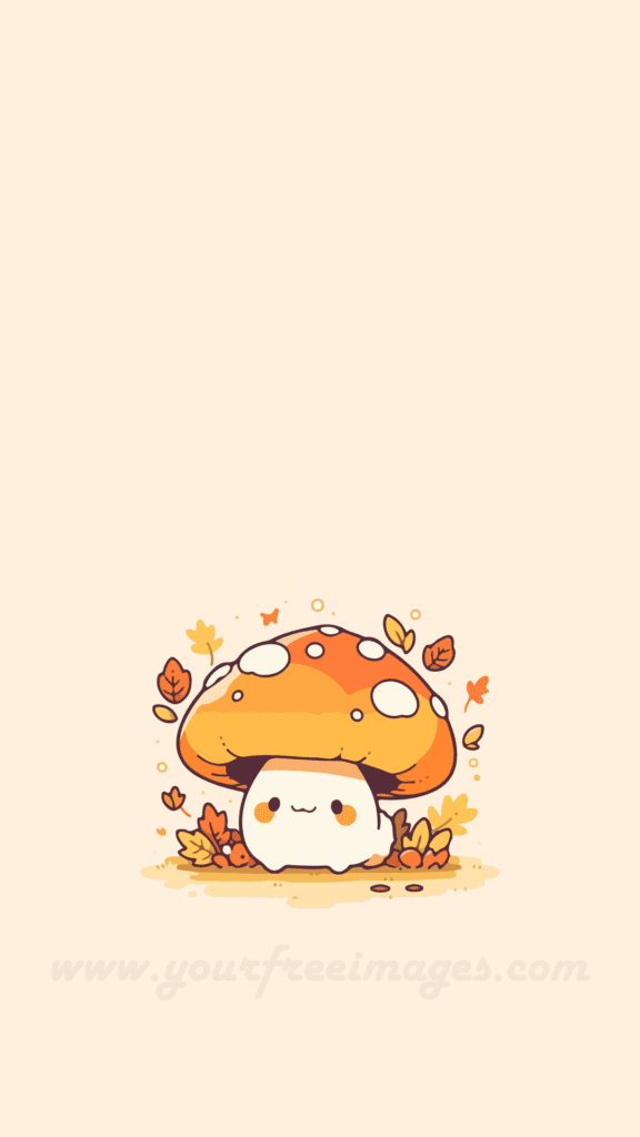 Cute Mushroom Wallpaper