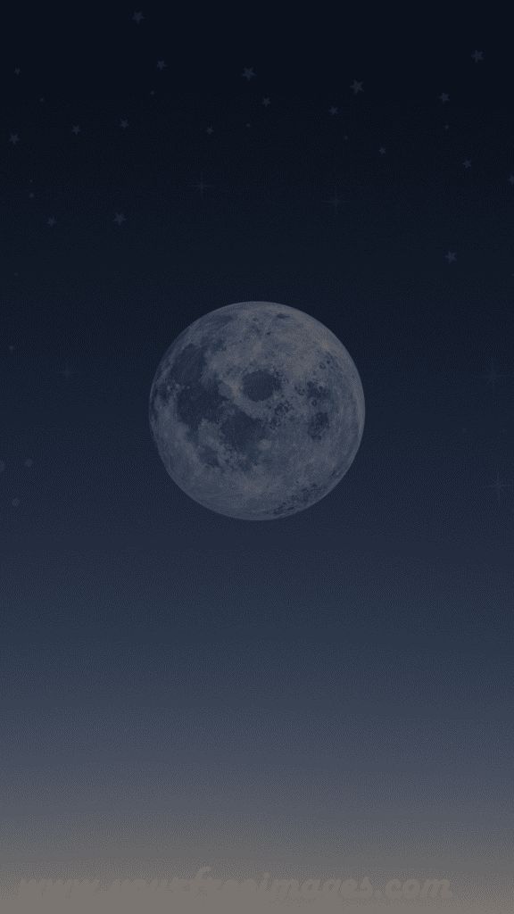 A soft, dreamy depiction of the moon against a gradient background.